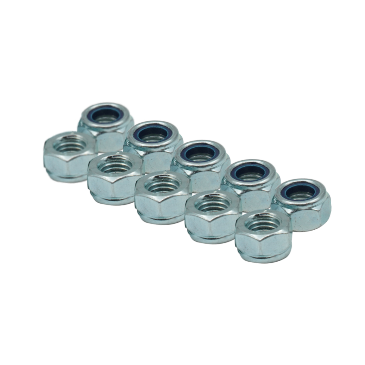 Carbon Steel Galvanized Lock Nut KIT_M12