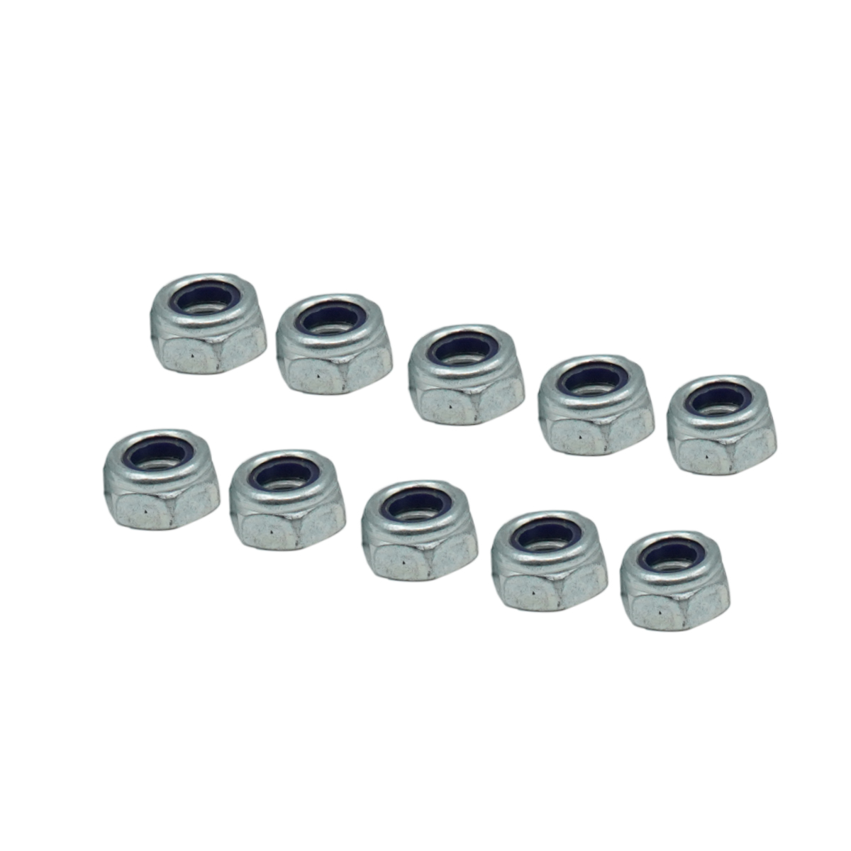 Carbon Steel Galvanized Lock Nut KIT_M6